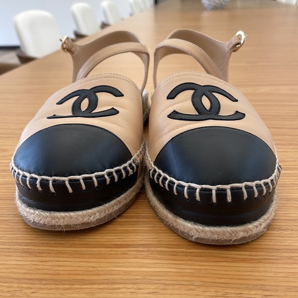 CHANEL flat sandals. Size 38. Worn only few times. - Picture 4 of 5